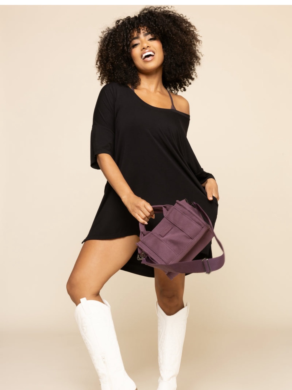 Popflex Super Tee- Black- size Small